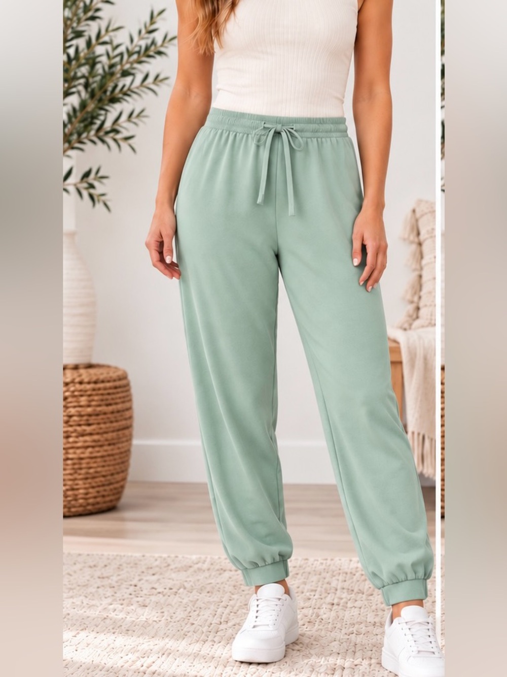 Women's Sage Drawstring Jogger Pants - Relaxed Fit